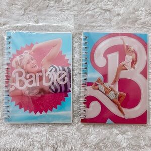 Barbie Movie Mini Notebook Set –‎ 2-Pack | Retro Beach & Giant B Cover 💕📒